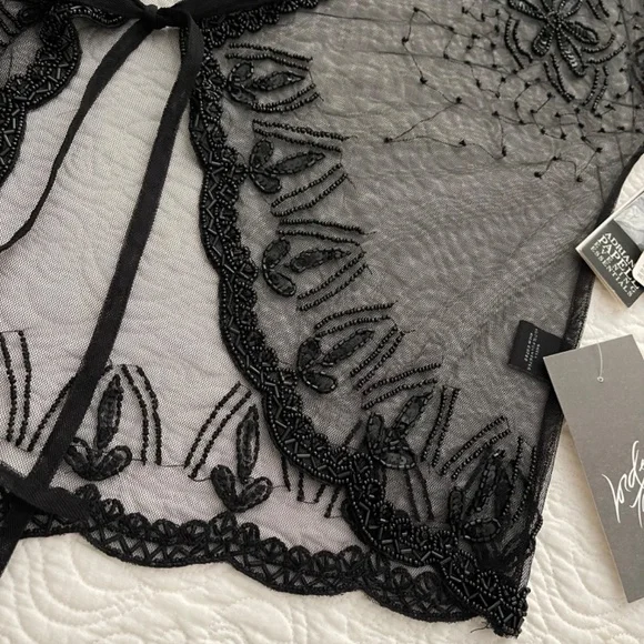 NWT Adrianna Papell Beaded Jacket - Size Large - Picture 5 of 14